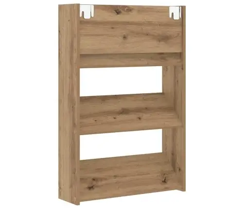 Sienas Apavu Skapji Ar Plauktu Cits Amatnieku Ozola 60 X 18 X 60 Cm Vidaxl