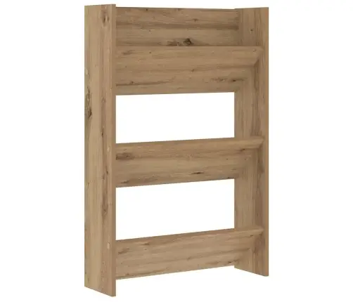 Sienas Apavu Skapji Ar Plauktu Cits Amatnieku Ozola 60 X 18 X 60 Cm Vidaxl