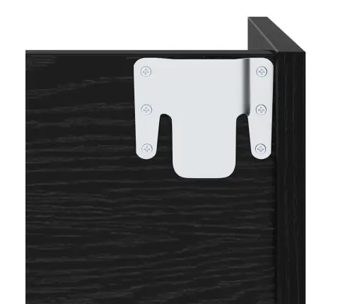 Sienas Apavu Skapji Ar Plauktu Cits Ar Uzglabāšanu Melns Ozols 60 X 18 X 60 Cm Vidaxl