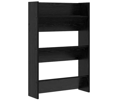 Batu Skrynia Su Lentyna 2 Pcs Juodas Ąžuolas 60 X 18 X 90 Cm