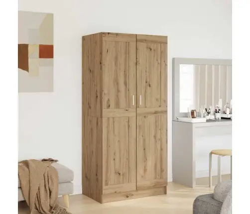 Skapis Artisian Oak 82.5 X 51.5 X 180 Cm Inženierijas Koks Vidaxl
