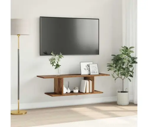 Telerikapp Pruun 103 X 30 X 26.5 Cm Tehispuit