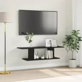 Televizora Skapīša Melna 103 X 30 X 26.5 Cm Inženierijas Koks Vidaxl