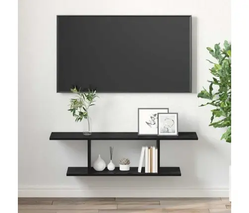 Televizora Skapīša Melna 103 X 30 X 26.5 Cm Inženierijas Koks Vidaxl
