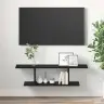 Televizora Skapīša Melna 103 X 30 X 26.5 Cm Inženierijas Koks Vidaxl