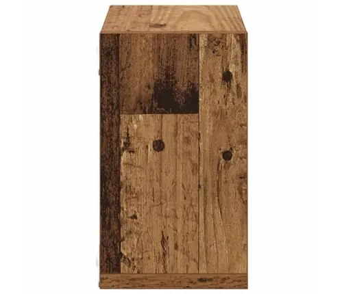 Sieninės Lentynos Su Lentyna 4 Pcs Sena Mediena 26 X 15 X 26 Cm