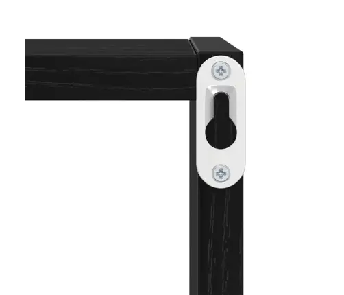 Sieninė Lentyna Su Lentyna Juodas Ąžuolas Apdirbta Mediena