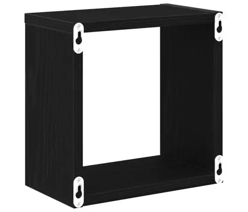 Sienā Montējami Plaukti Melns Ozols Inženierijas Koks Vidaxl Sienā Montējami Plaukti Melns Ozols Inženierijas Koks Vidaxl