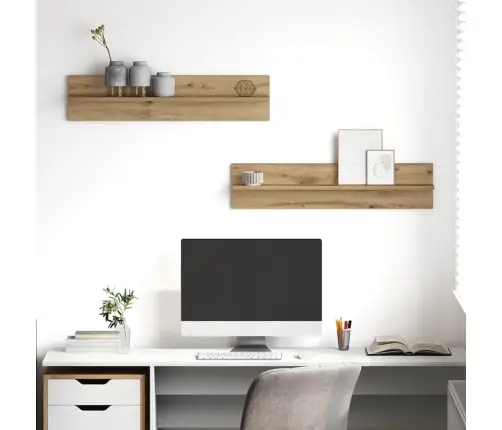 Seinakarbid 2 Pcs Käsitöötamm 80 X 11.5 X 18 Cm Tehispuit