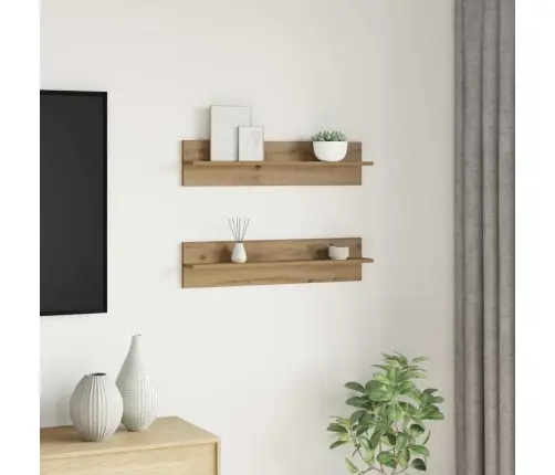 Seinakarbid 2 Pcs Käsitöötamm 80 X 11.5 X 18 Cm Tehispuit