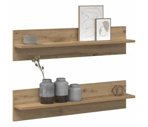 Seinakarbid 2 Pcs Käsitöötamm 80 X 11.5 X 18 Cm Tehispuit