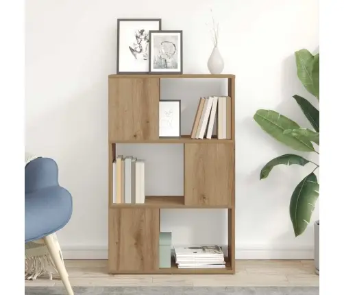 Grāmatu Plaukts Mākslinieka Ozoks Inženierijas Koks 60 X 24 X 94 Cm Vidaxl