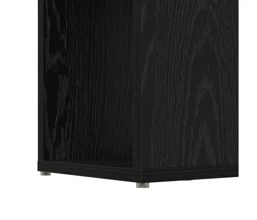 Pramogų Centras Juoda 60 X 24 X 94 Cm Apdirbta Mediena Pramogų Centras Juoda 60 X 24 X 94 Cm Apdirbta Mediena