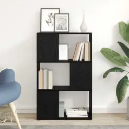 Pramogų Centras Juoda 60 X 24 X 94 Cm Apdirbta Mediena