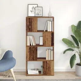 Izklaides Centrs Brūna 60 X 24 X 124 Cm Inženierijas Koks Vidaxl