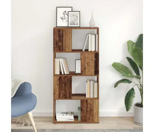 Uzglabāšanas Vienība Vecs Koks Inženierkoks 60 X 24 X 124 Cm Vidaxl