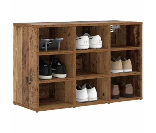 Apavu Skapis Vecs Koks 103X30X51 Cm Inženierijas Koks Vidaxl