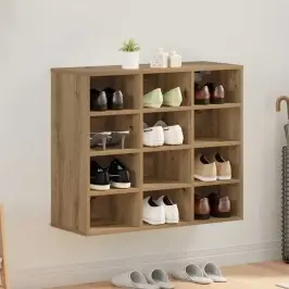 Apavu Skapis Artisānā Ozols 77,5 X 30 X 67 Cm Inženierijas Koks Vidaxl