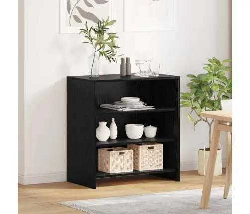 Sānu Galds Melno Ozolkoku 70X41X75 Cm Vidaxl