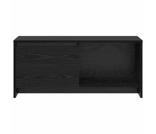 Televizora Stends Melns Ozols Inženierijas Koks Vidaxl