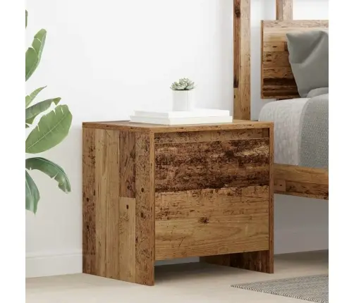 Nakts Skapītis Veca Koka 45 X 34 X 44.5 Cm Inženierijas Koks Vidaxl