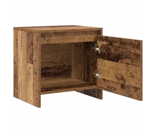 Nakts Skapītis Veca Koka 45 X 34 X 44.5 Cm Inženierijas Koks Vidaxl