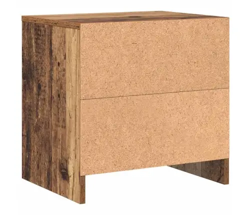 Nakts Skapītis Veca Koka 45 X 34 X 44.5 Cm Inženierijas Koks Vidaxl