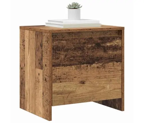 Nakts Skapītis Veca Koka 45 X 34 X 44.5 Cm Inženierijas Koks Vidaxl