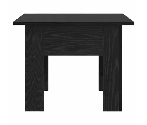 Kafijas Galdiņš Melns Ozols 55 X 55 X 42 Cm Inženierijas Koks Vidaxl