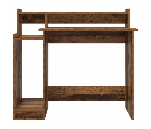 Galds Ar Plauktu Vecs Koks 97 X 45 X 90 Cm Inženierijas Koks Vidaxl Galds Ar Plauktu Vecs Koks 97 X 45 X 90 Cm Inženierijas Koks Vidaxl
