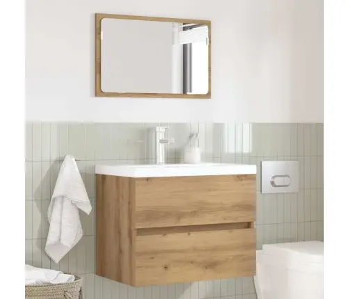 Vonios Baldų Komplektas Su Stalčių 2 Pcs Amatininkų Ąžuolas Vonios Baldų Komplektas Su Stalčių 2 Pcs Amatininkų Ąžuolas