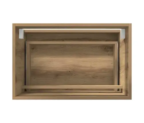 Vonios Baldų Komplektas Su Stalčių 2 Pcs Amatininkų Ąžuolas Vonios Baldų Komplektas Su Stalčių 2 Pcs Amatininkų Ąžuolas