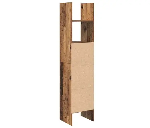Grāmatplaukts Vecs Koks 40 X 35 X 180 Cm Inženierijas Koks Vidaxl