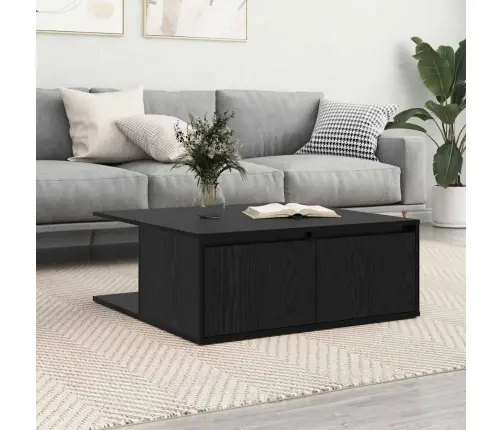Kohvilaud Sahtliga Must Tamm 80 X 80 X 31 Cm Tehispuit