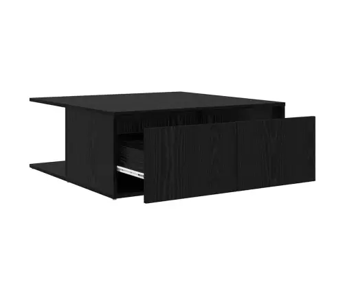 Kohvilaud Sahtliga Must Tamm 80 X 80 X 31 Cm Tehispuit