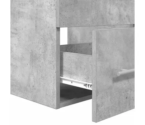 Vonios Baldų Rinkinys Su Stalčių Pilka 41 X 38,5 X 48 Cm