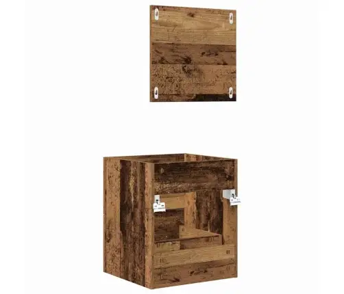 Vannitoa Kapp Sahtliga 41 X 38.5 X 48 Cm Tehispuit