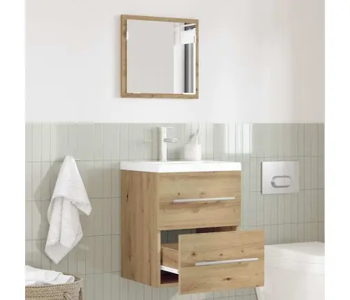 Vonios Spintelė Su Stalčių 41 X 38.5 X 48 Cm Apdirbta Mediena