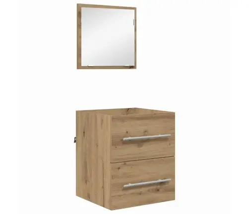 Vonios Spintelė Su Stalčių 41 X 38.5 X 48 Cm Apdirbta Mediena