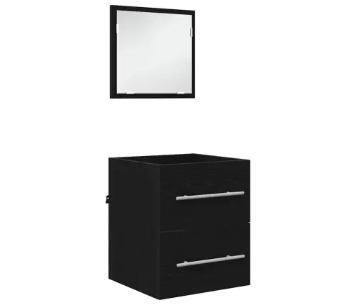 Vannitoa Mööbleset Sahtliga Must 41 X 38,5 X 48 Cm