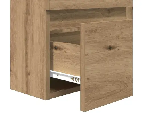 Vannasistabas Uzglabāšanas Skapis Mākslinieka Ozols Mdf Vidējs Vidaxl