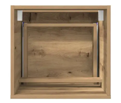 Vannasistabas Uzglabāšanas Skapis Mākslinieka Ozols Mdf Vidējs Vidaxl