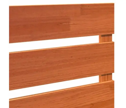 Galvgalis Vaska Brūna 200.5 X 3 X 80 Cm Priedes Masīvkoks Vidaxl