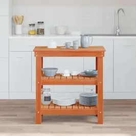 Darbagalds Vaska Brūna 78.5 X 50 X 80 Cm Priedes Masīvkoks Vidaxl