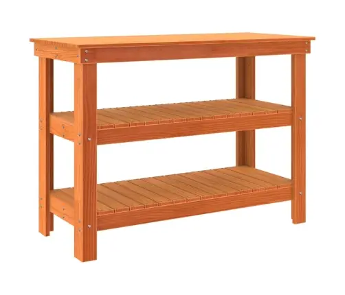 Darbagalds Vaska Brūna 110.5 X 50 X 80 Cm Priedes Masīvkoks Vidaxl