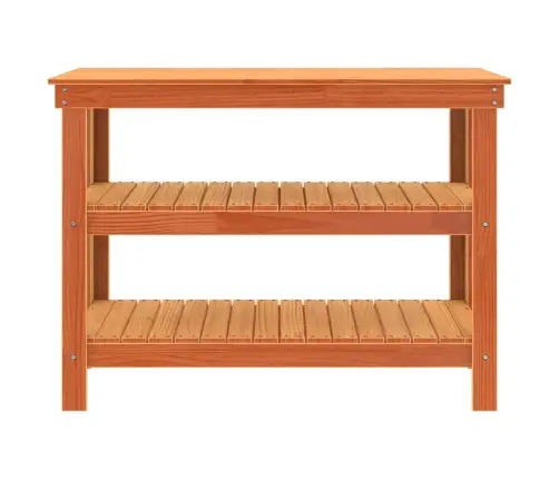 Darbagalds Vaska Brūna 110.5 X 50 X 80 Cm Priedes Masīvkoks Vidaxl