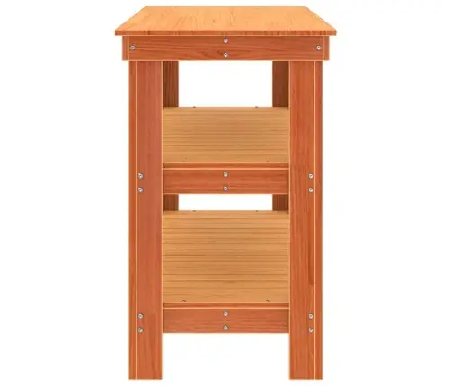 Darbagalds Vaska Brūna 110.5 X 50 X 80 Cm Priedes Masīvkoks Vidaxl