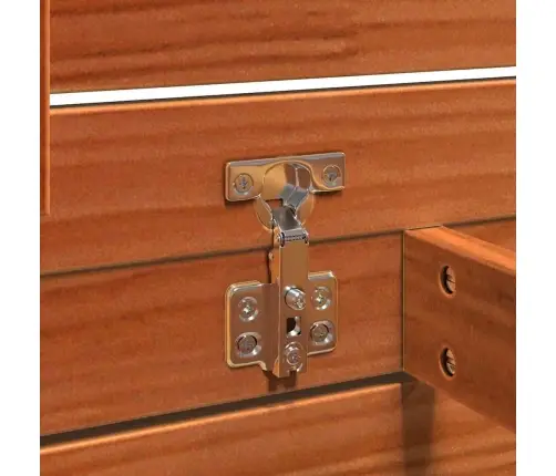 Saugojimo Dėžė Vaško Ruda 101 X 50,5 X 46,5 Cm Apdirbta Mediena