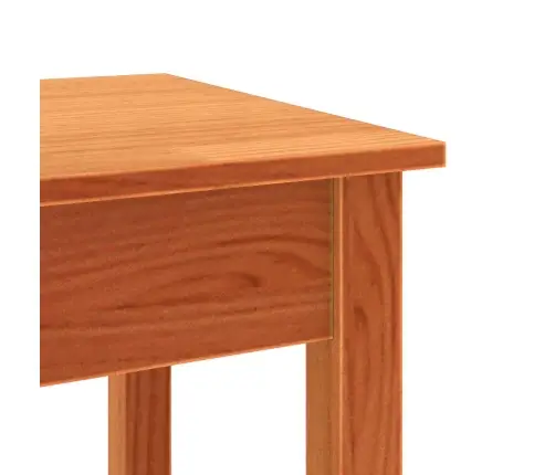 Konsoollaud Riiuliga Vahapruun 110 X 40 X 75 Cm Männipuit