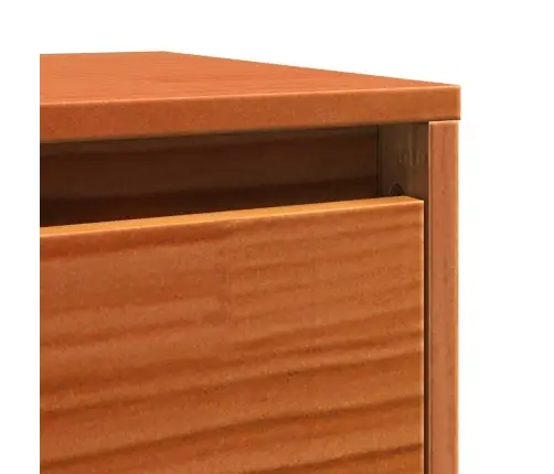 Seinekapp Riiuliga Muu Vahapruun 200 X 29,5 X 35 Cm Männipuit